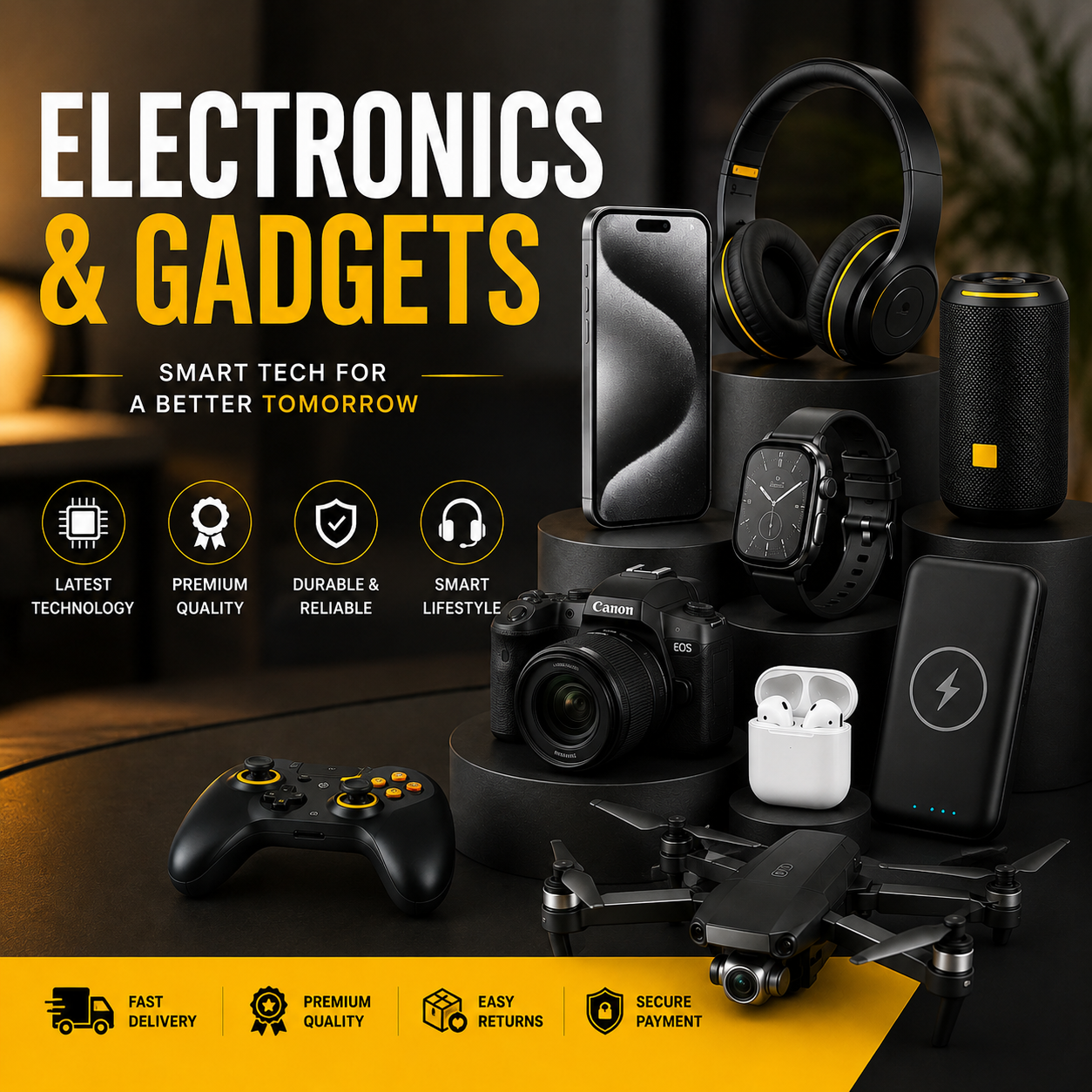 Electronics & Gadgets Premium Banner