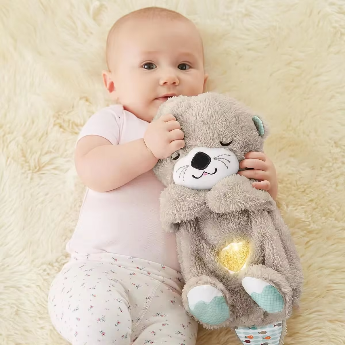Breathing Bear Toy With Sound