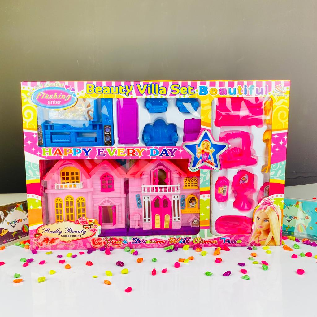 Doll House With Furniture