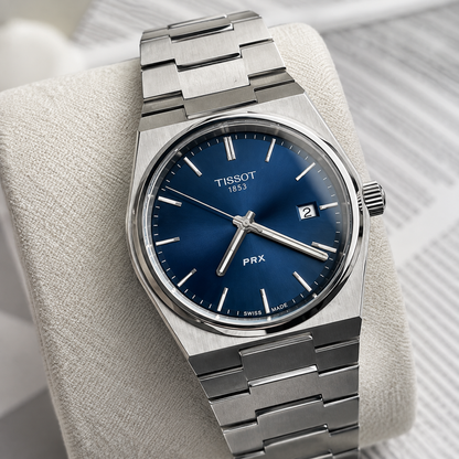 PRX Automatic Stainless Steel Watch – Premium Swiss Style Men’s Wristwatch  Shorter option:  Tissot PRX Automatic Men’s Stainless Steel Watch