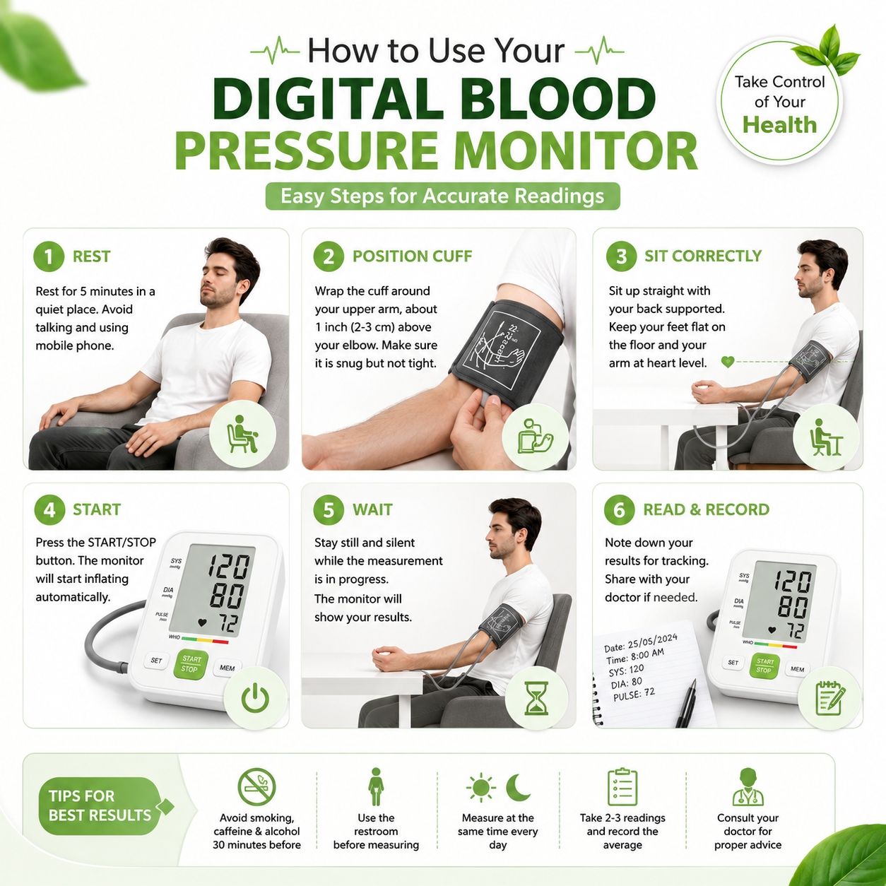 Digital Blood Pressure Monitor