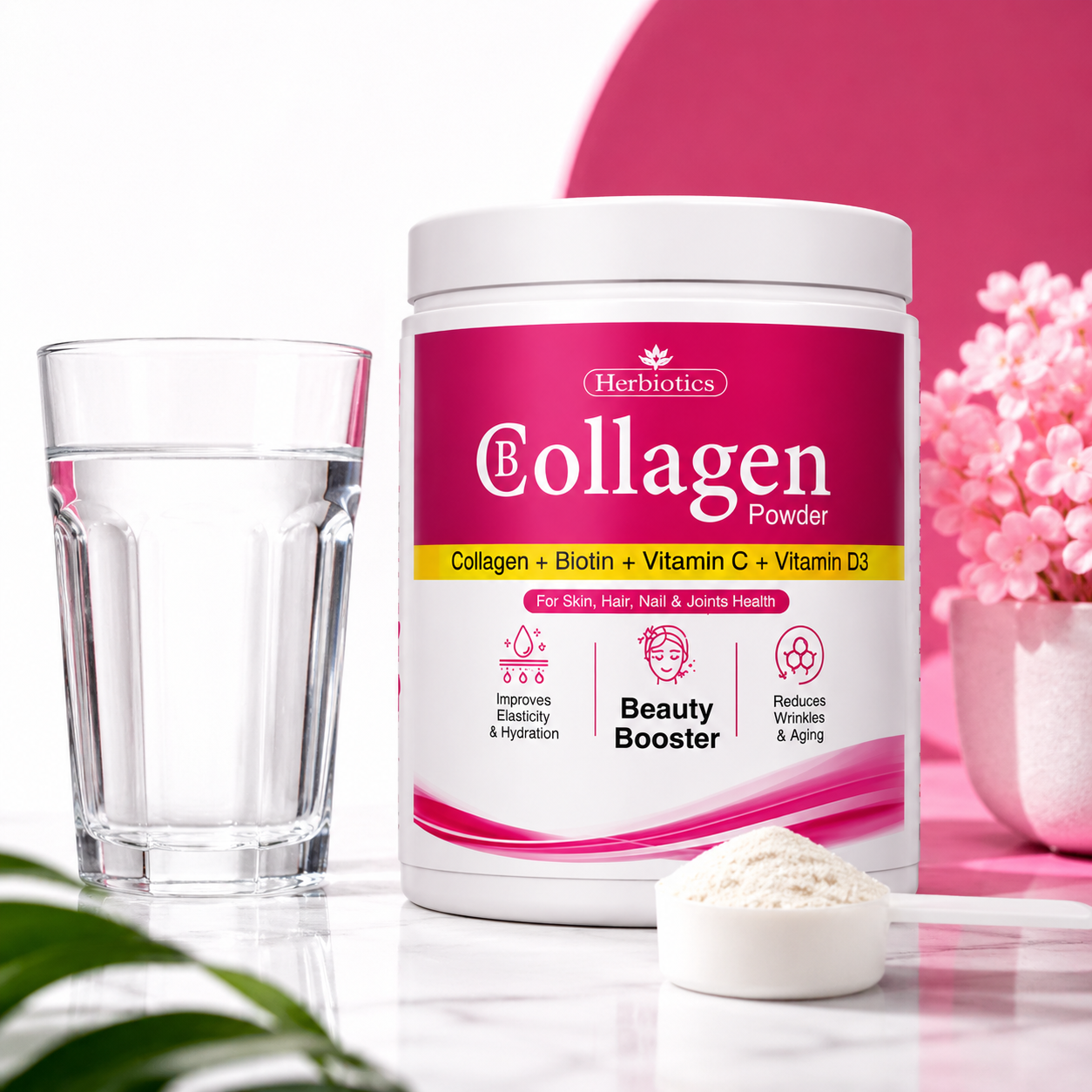 Premium Collagen Beauty Booster | Anti-Aging Powder for Skin, Hair, Nails & Joint Health