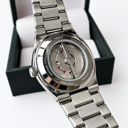 PRX Automatic Stainless Steel Watch – Premium Swiss Style Men’s Wristwatch  Shorter option:  Tissot PRX Automatic Men’s Stainless Steel Watch