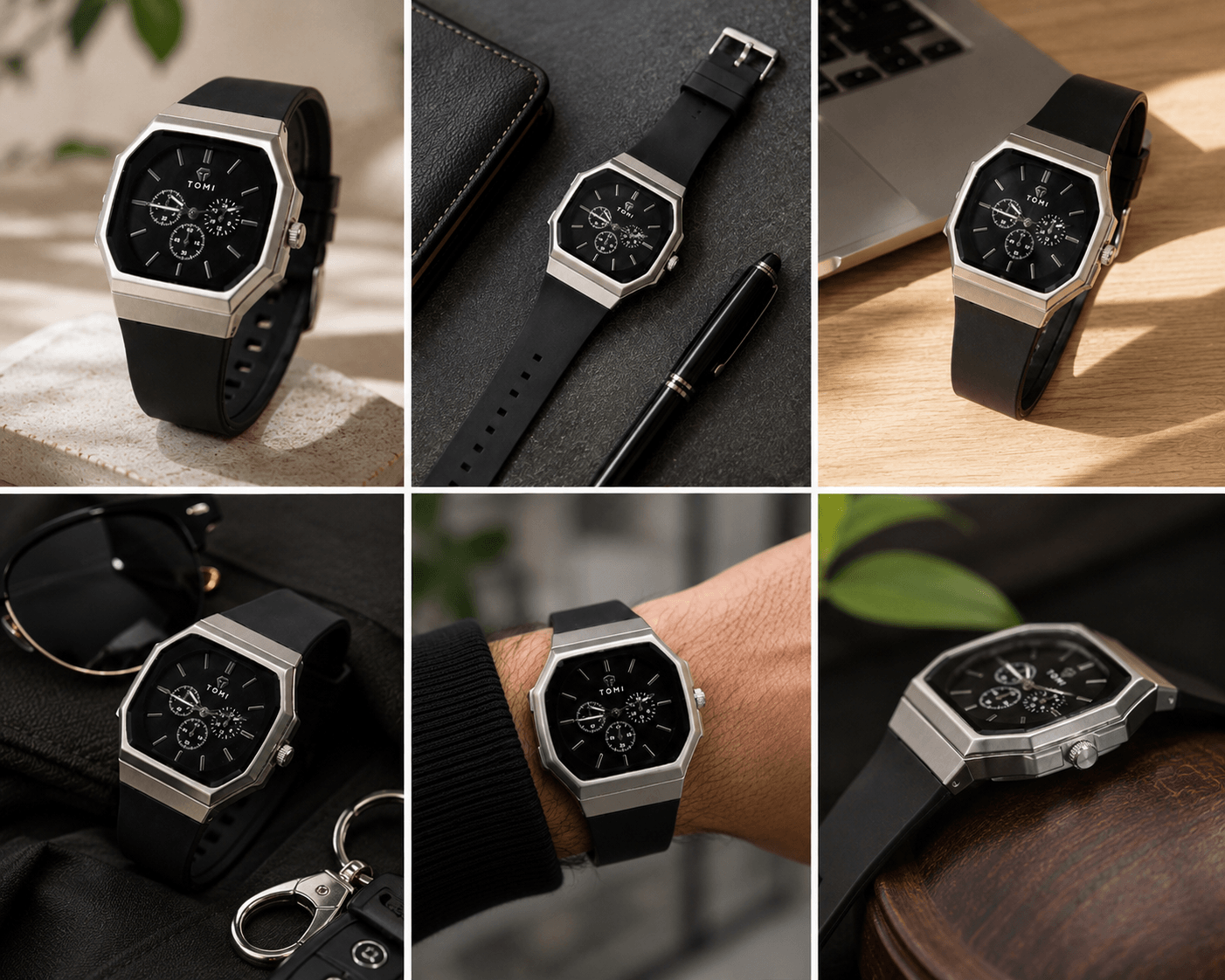 Elite Tomi Octagon Men's Watch
