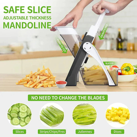 5-in-1 Multifunctional Vegetable Cutter